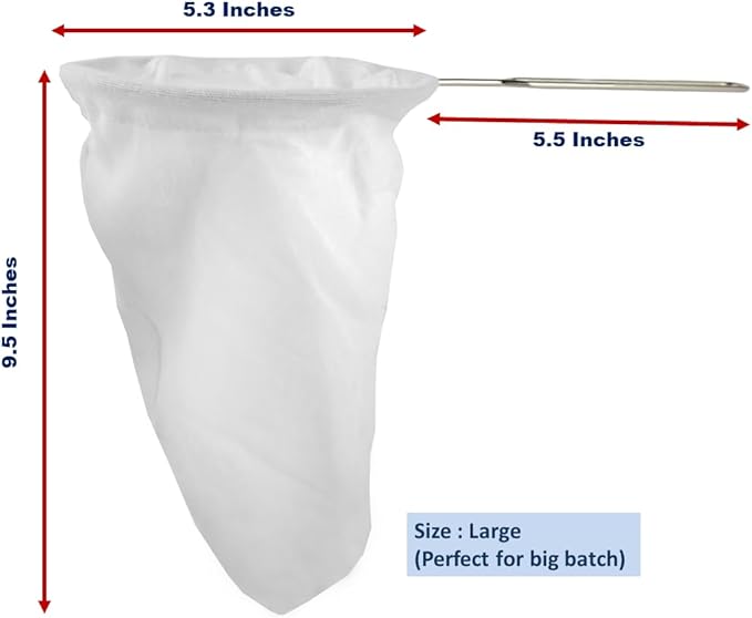 Thai Tea Filter (Large 5.3 Inc.) Reusable coffee/Tea filter