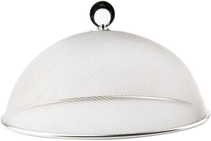 Ochine Stainless Steel Mesh Dome Food Cover Round Splatter Cover Screen Food Tent Outdoor Mesh Tent Food Cover Protectors for Home Kitchen, Outdoors, Camping, Parties, Picnics, BBQs, etc