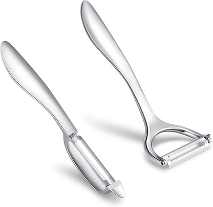 Set of 2 Stainless Steel Vegetable Peeler,Y-Shaped and I-Shaped Stainless Steel Peelers For Potatoes, All Fruits & Veggies¡­ - Image 3