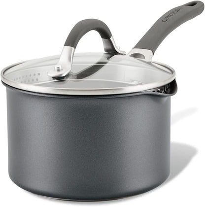Circulon A1 Series w/ScratchDefense Nonstick Induction Straining 2qt SaucePan with Lid, Induction Cookware, 2-Quart Sauce Pan with Lid, Graphite - Image 11