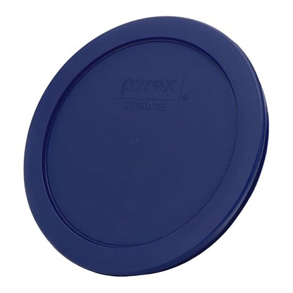 Pyrex 7201-PC 4 Cup Blue Food Storage Replacement Lid (2-Pack) - Made in USA - Image 2