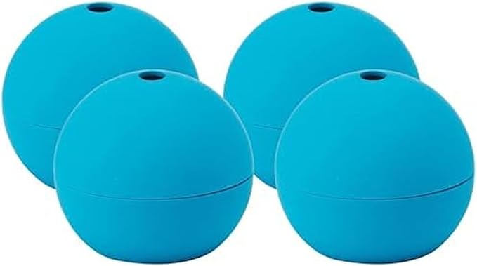Houdini H9-013401T Sphere Ice Mold, 2.5 inch, Blue (Pack of 4) by Rabbit