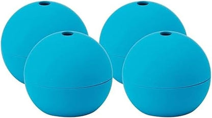 Houdini H9-013401T Sphere Ice Mold, 2.5 inch, Blue (Pack of 4) by Rabbit