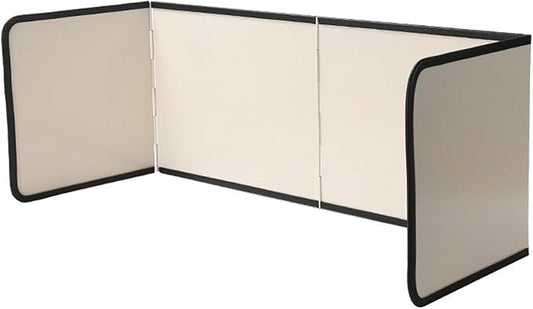 4 Sided Beige Splatter Guard Foldable Stainless Steel Stove Splash Guard Oil Splatter Screens for Frying Kitchen Backsplash Protector Nonstick Oil Splatter Guard for Cooking by Unknown