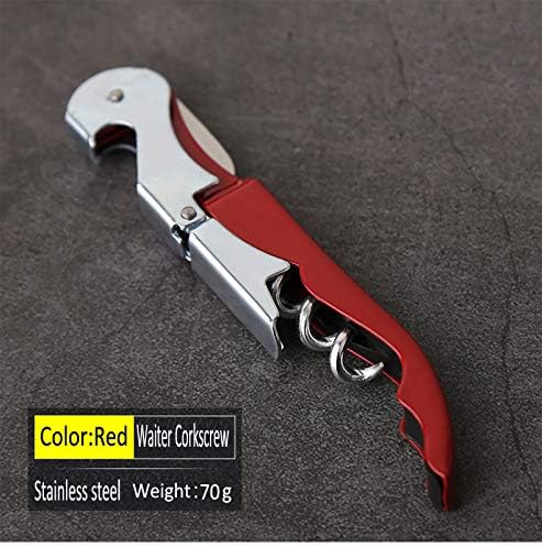 Professional Waiter Corkscrew Wine Openers Set(4PCS), Heavy Duty Stainless Steel Hinges Wine Key for Restaurant Waiters, Sommelier, Bartenders - Image 2