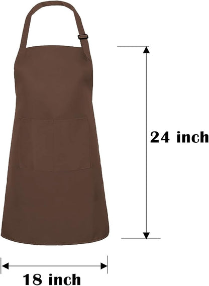 Kids Apron Set Chef Hat Sleeve Outfit Costume Toddler Girl Boy Aprons Cooking Baking Painting 5-13 years old