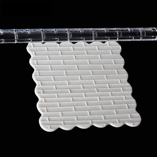 Rengue Acrylic Rolling Pin with 28 Patterns, Compliant Material, Comfortable Grip, 16 X 1 Cm, Lightweight for Dough and Pastry Acrylic Rolling Pin with 28 Patterns, Nan Kitchen (#12)