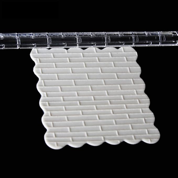 Rengue Acrylic Rolling Pin with 28 Patterns, Compliant Material, Comfortable Grip, 16 X 1 Cm, Lightweight for Dough and Pastry Acrylic Rolling Pin with 28 Patterns, Nan Kitchen (#12)