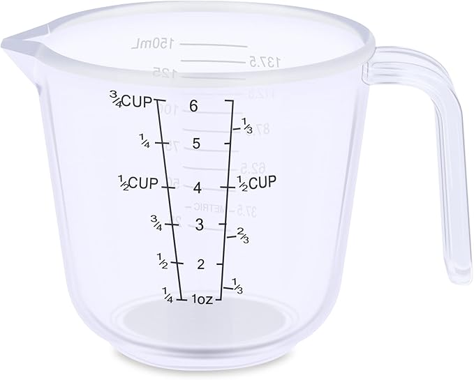 DOTINGHUX Measuring Cup, 3/4 Cup, Clear by DOTINGHUX