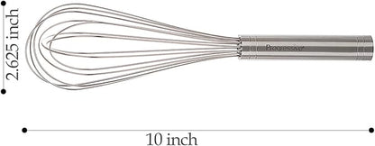 Prepworks by Progressive 10" Balloon Whisk, Handheld Steel Wire Whisk Perfect for Blending, Whisking, Beating and Stirring, BPA Free, Dishwasher Safe, Stainless Steel, Model Number: BA-3024 - Image 4
