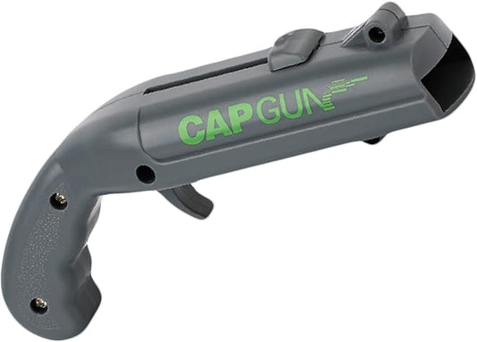 Grey Cap Gun Bottle Opener - Fun and Functional Novelty Beer Bottle Opener with Realistic Design, Gift for Beer Lovers, Parties, and Themed Events