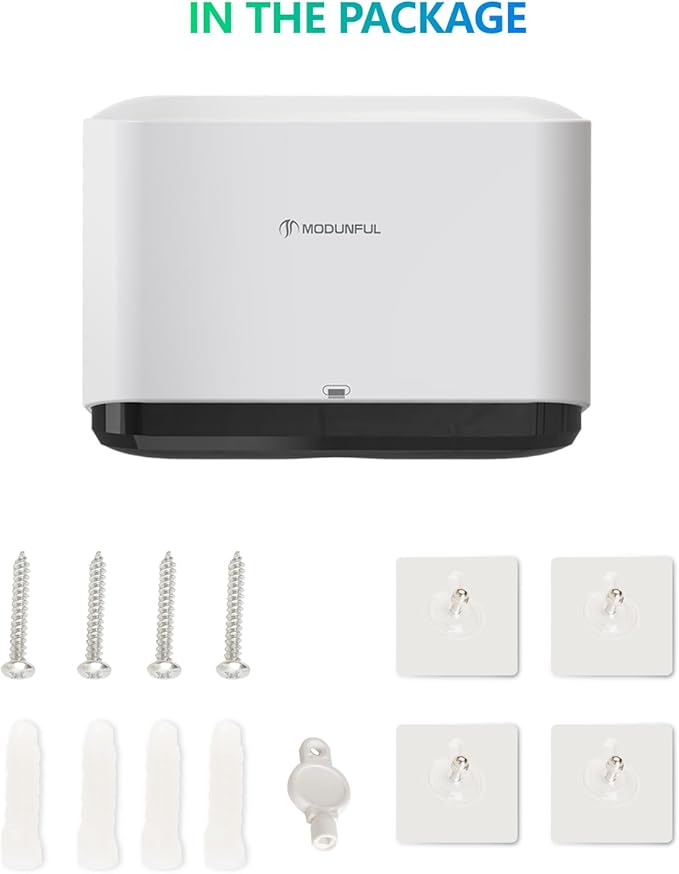 Paper Towel Dispenser Wall Mount: Adhesive Paper Towel Holder for Multifold/Trifold/Z Fold Paper Towel, Compact Hand Paper Towels Dispensers for Bathroom - Image 6