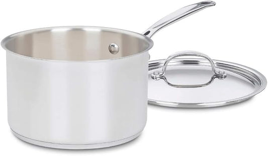 Cuisinart 7194-20 Chef's Classic Stainless 4-Quart Saucepan with Cover by Cuisinart