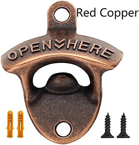 Beer bottle openers Cast Iron wall mounted bottle opener(Set of 2With screws) - Image 3