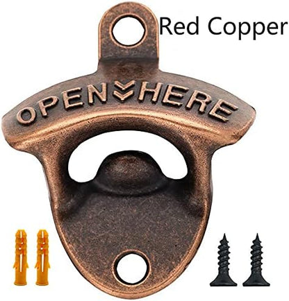 Beer bottle openers Cast Iron wall mounted bottle opener(Set of 2With screws) - Image 3