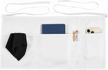 Xeoxarel Aprons with 4 Pockets (Available in 3 Pack / 7 Pack) 23.5'' X 11.5'' by XeoxarelWomensvests