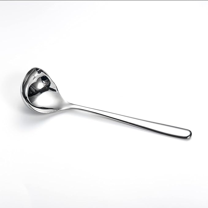 IMEEA 8-Inch Stainless Steel Sauce Ladle with Long Handle, Small Serving Ladle for Gravy, Dressing & Toppings, Set of 2 - Image 9