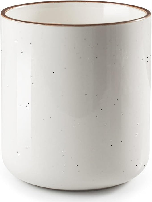 getstar Large Utensil Holder for Kitchen Counter,7.2" Vintage Ceramic Utensils Crocks Utensil Organizer for Spatula Farmhouse Kitchen Decor by Getstar