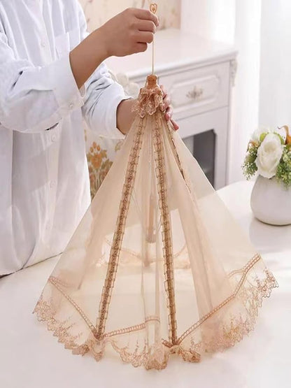 2PCS 40cmx50cm Large Premium Pop-Up Mesh Screen Food Cover Tent Umbrella, Reusable and Collapsible Outdoor Picnic Food Covers Mesh, Net Food Covers Keep Out Flies, Bugs, Mosquitoes