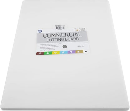 Thick XL 24x18 Plastic Cutting Board 0.75 Inch Thick, Extra Large NSF for Food Service