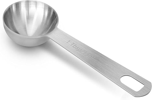 3 Teaspoon(15 mL | 15 cc | 3 Tsp | 1 Tablespoon) Stainless Steel Single Measuring Spoon, Easy to Use and Easy to Wash Metal Measuring Spoons Kitchen Gadgets for Cooking & Baking