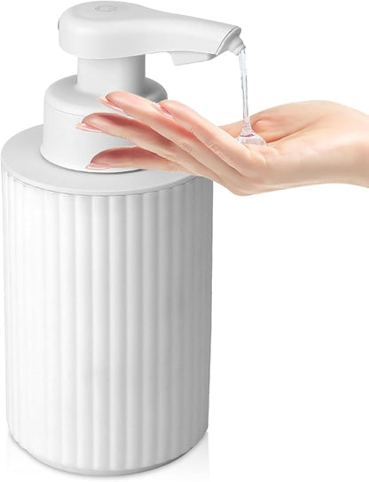 Automatic Soap Dispenser Liquid Touchless: 9oz White Plastic - Rechargeable Electric Smart Auto Hand Soap Dispenser - Dish Bathroom Kitchen by PHNEEMSAUTOMATICSOAPDISPENSER
