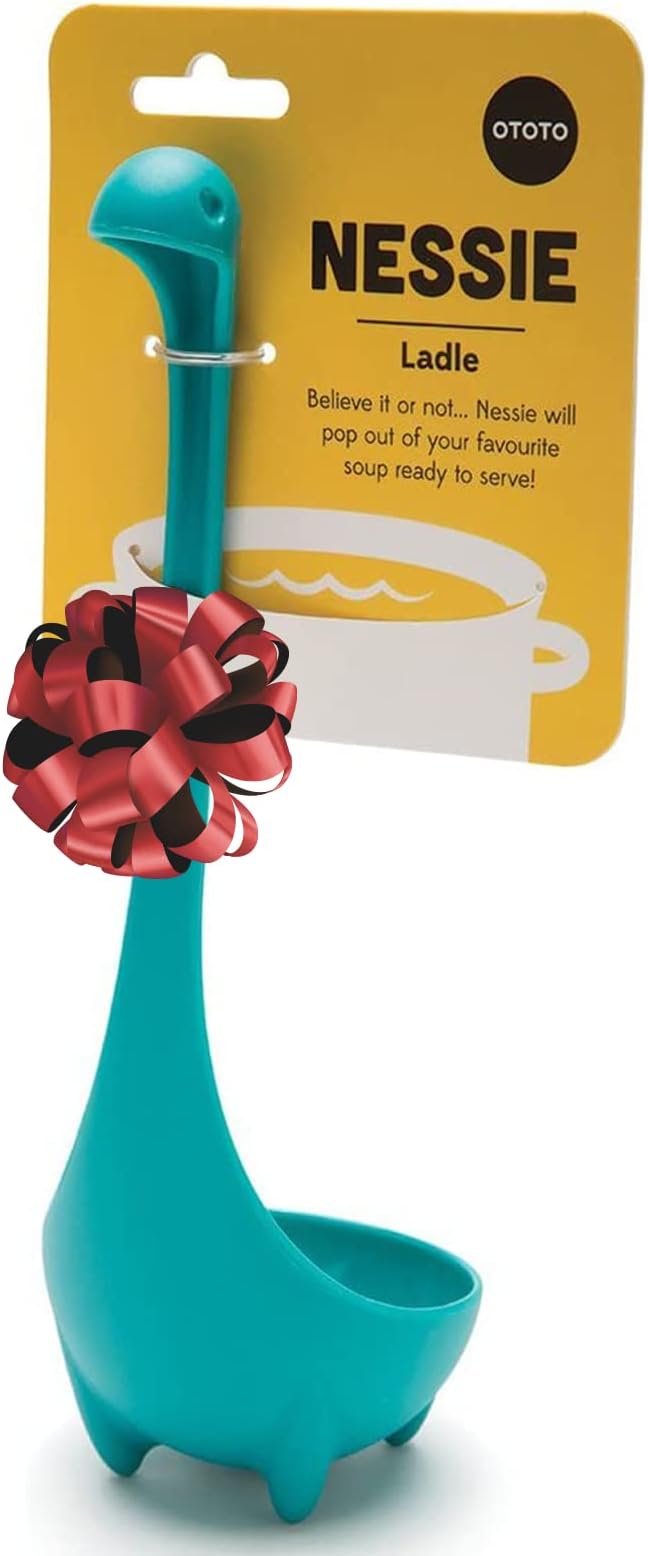 OTOTO The Original Nessie Ladle - Soup Ladle, Cute Gifts, Funny Kitchen Gadgets, Loch Ness design, Cooking Gifts for Mom - Cute and Practical Kitchen Utensils - Unique Gifts for Women by OTOTO