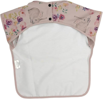 Waterproof Baby Bibs,Infant Toddler Extra Cover Feeding Bib With Food Catcher,Easy Clean & Washable