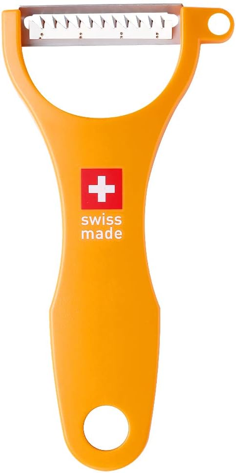 Original Swiss Made Peeler Vegetable&Fruits stainless steel blade Peeler for kitchen (ORANGE-vegetable grater)