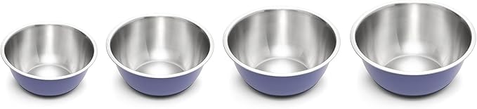 Fox Run Stainless Steel Mixing Bowl, Purple, 2.75 Quart - Image 2