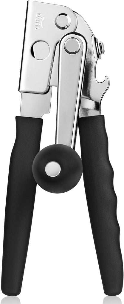 MARSWELL Heavy Duty Can Opener for Large Cans, Extra-Long Handles & Oversized Knob for Easy Cranking, Commercial Manual Hand Crank Opener Opens Big #10 Cans Smoothly, Strong All-Steel Construction by Unknown