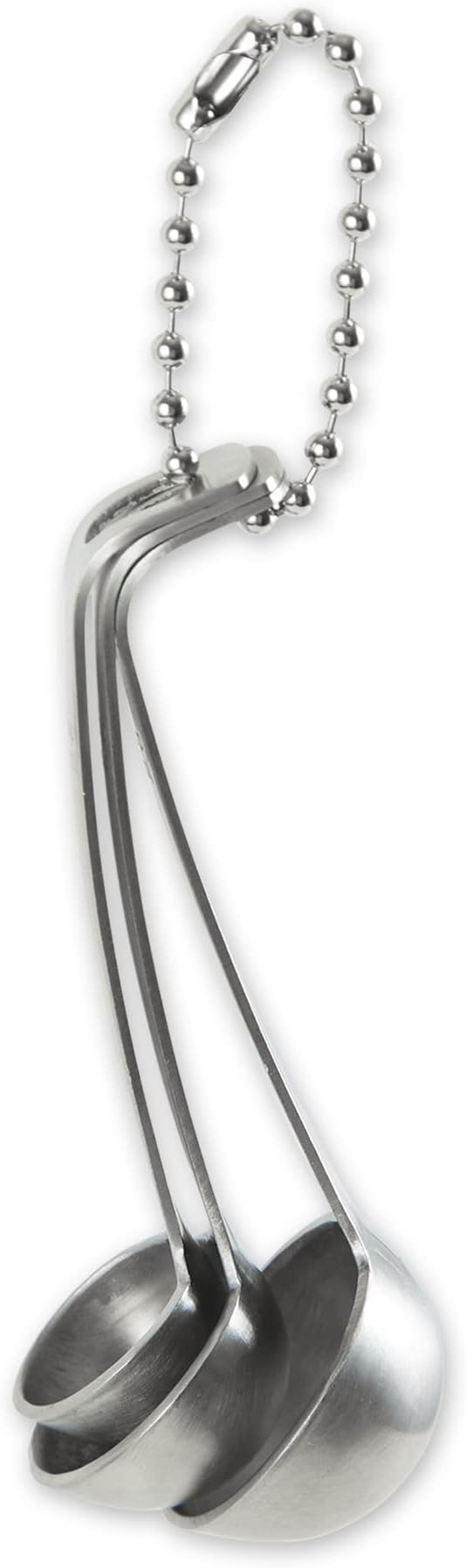 RSVP International Endurance Kitchen Collection Measuring Tools, Dishwasher Safe, Mini Ladles, 3 Piece, Stainless Steel