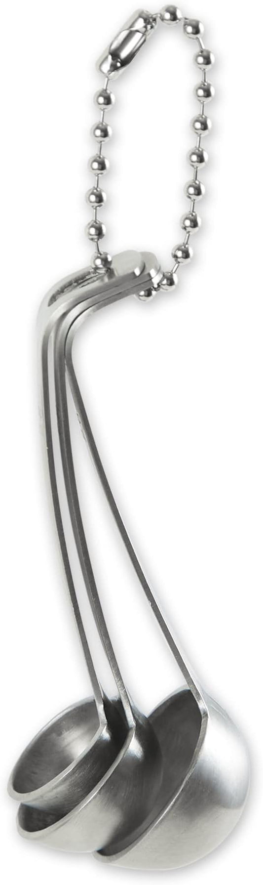 RSVP International Endurance Kitchen Collection Measuring Tools, Dishwasher Safe, Mini Ladles, 3 Piece, Stainless Steel