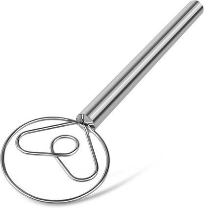 TEEVEA Danish Dough Whisk with Stainless Steel Hook Dutch Style Bread Mixer for Sourdough Baking Tools by TEEVEA