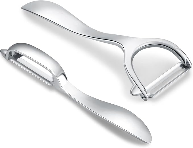 Set of 2 Stainless Steel Vegetable Peeler,Y-Shaped and I-Shaped Stainless Steel Peelers For Potatoes, All Fruits & Veggies¡­ by Honsen