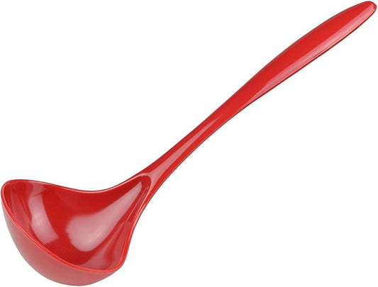 Gourmac Melamine Soup Ladle, Red