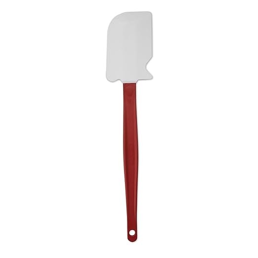 Rubbermaid Commercial Products High Heat Resistant Silicone Heavy Duty Spatula/Food Scraper 13.5-Inch 500 Degrees F Red Handle for Baking/Cooking/Mixing Commercial Dishwasher Safe - Image 2