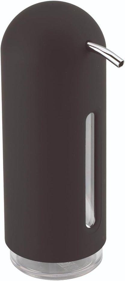 Umbra Penguin 12 oz (355 ml) Soap Pump, Kitchen Soap Dispenser, Also Works with Hand Sanitizer, Black by Umbra