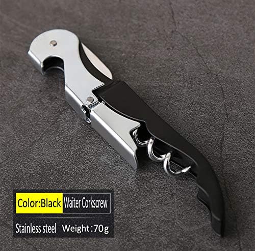 Professional Waiter Corkscrew Wine Openers Set, Heavy Duty Stainless Steel Hinges Wine Key for Restaurant Waiters, Sommelier, Bartenders - Image 3