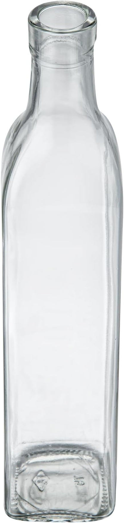 Restaurantware RW Base 16.9 Ounce Olive Oil Dispenser 1 Kitchen Oil Dispenser Bottle - With Stopper Spout Non-Leaking Clear Glass Olive Oil Pourer For Cooking Or Salad Dressings