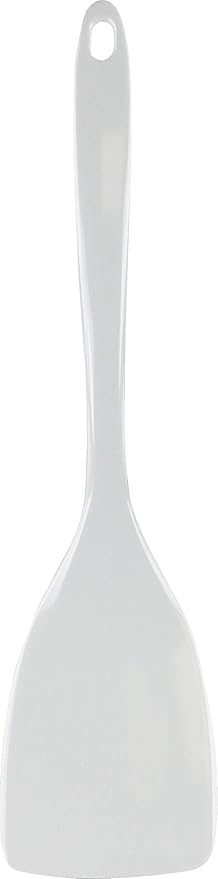 Reston Lloyd Spatula, Turner for Non-stick pans, Heat Resistant, Flipper, BPA Free Melamine Utensil with Ergonomic Handle by 11 inch, White by RestonLloyd