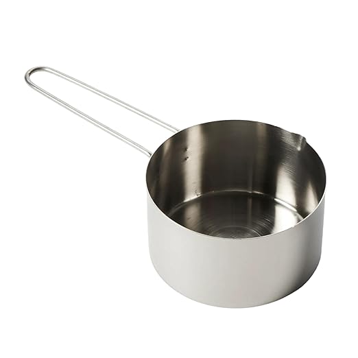 American Metalcraft MCW125 Stainless Steel Measuring Cup, Wire Handle, 1 1/4-Inch Cup by AmericanMetalcraftInc