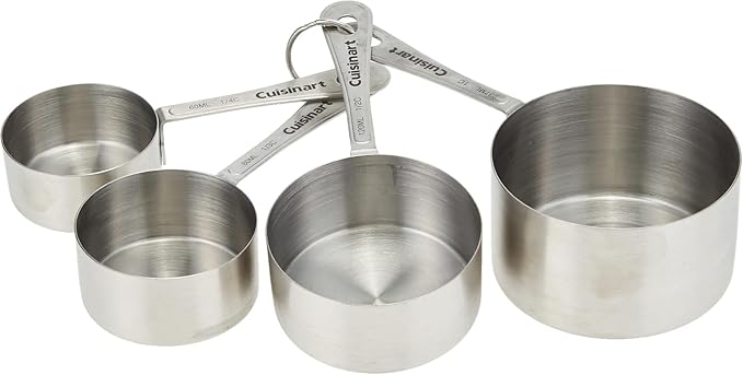 Cuisinart CTG-00-SMC Stainless Steel Measuring Cups, Set of 4,Silver - Image 3