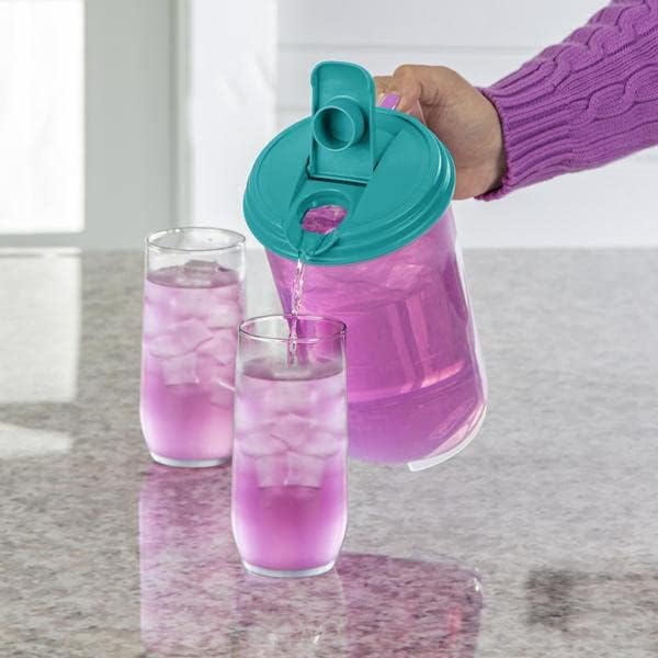STERILITE 04860906 Beverage Pitcher, Round, BPA-Free Plastic, 2-Qts. - Quantity 1 - Image 5
