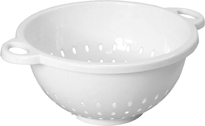 Chef Craft Select Plastic Deep Colander, 11x5 inch 5 quart, White by ChefCraft