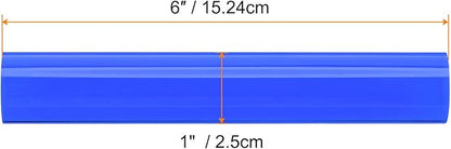 HARFINGTON Acrylic Clay Roller 6 Inch x 1 Inch Solid Non-Stick Plastic Round Tube Roller Polymer Clay Rod Fondant Rolling Pin for Shaping, Sculpting, Modeling DIY Crafts, Blue