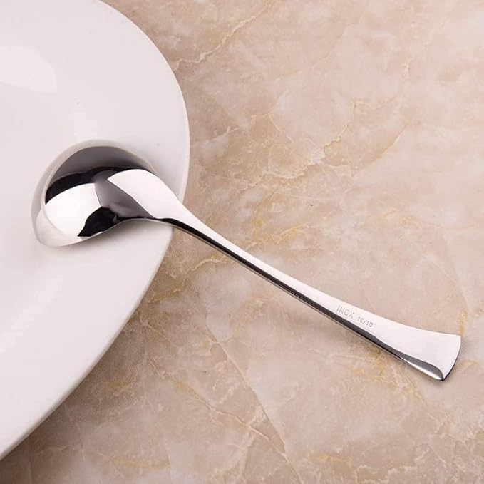 IMEEA 7.6-Inch Small Serving Ladle, 18/10 Stainless Steel Gravy Spoon for Sauce & Dressing
