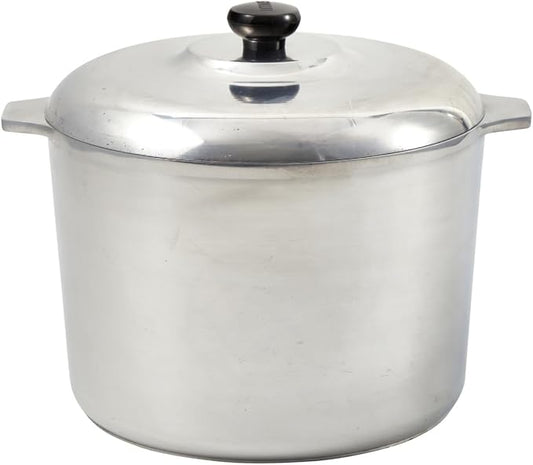 IMUSA USA Heavy Duty Cajun Aluminum Stock Pot 14 Quart, Silver by VisitIMUSA