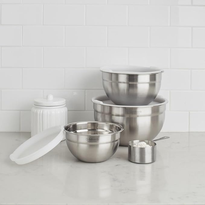 Cuisinart Mixing Bowl Set, Stainless Steel, 3-Piece, CTG-00-SMB - Image 7