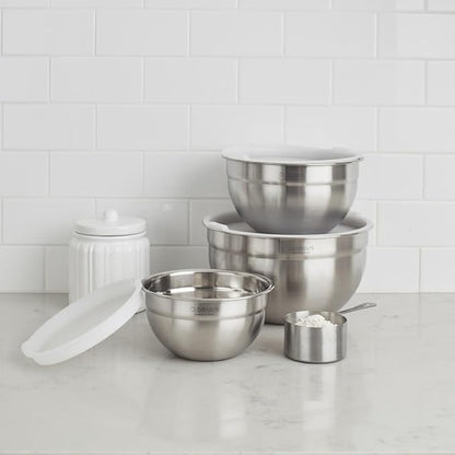 Cuisinart Mixing Bowl Set, Stainless Steel, 3-Piece, CTG-00-SMB - Image 7